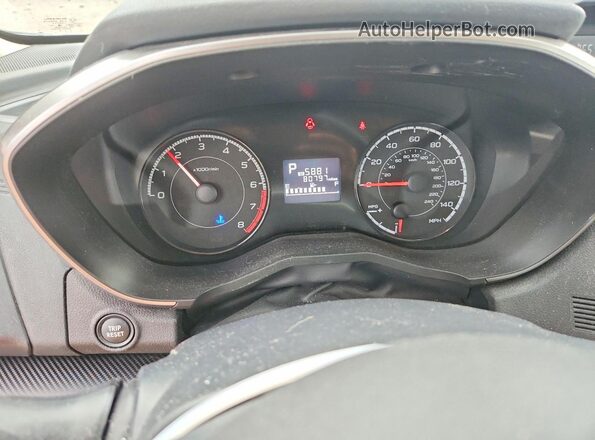 JF2GTACC3JH259071 2018 SUBARU CROSSTREK Угольный Вид щитка приборов
