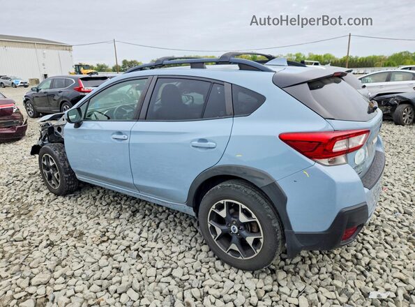 JF2GTACC3JH286285 2018 SUBARU CROSSTREK Blue Задня ліва чверть