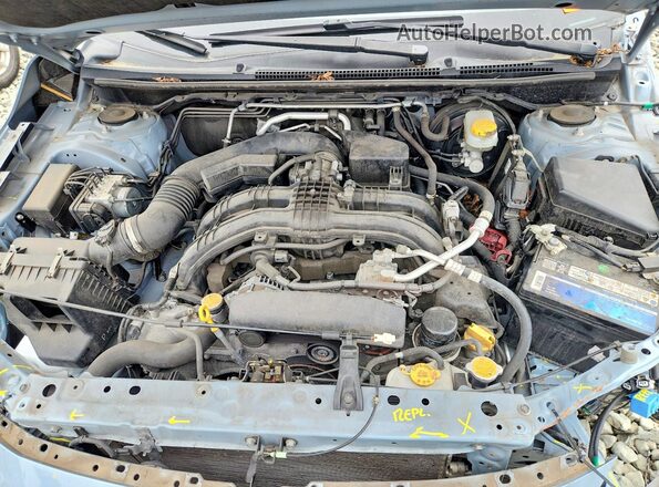 JF2GTACC3JH286285 2018 SUBARU CROSSTREK Blue Вид задньої частини салону