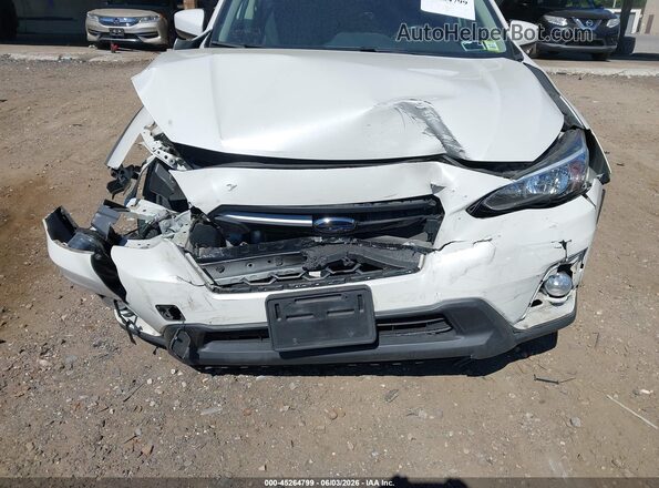 JF2GTACC3JH316319 2018 SUBARU CROSSTREK White Widok z przodu