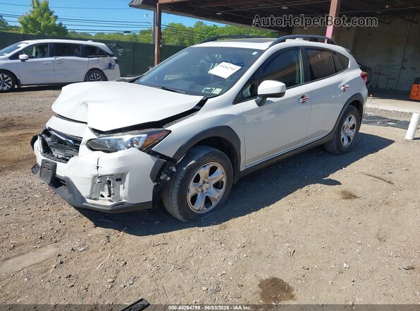 JF2GTACC3JH316319 2018 SUBARU CROSSTREK White Przód lewy