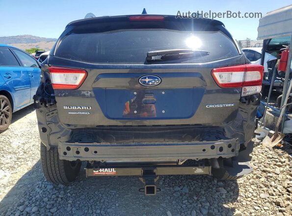 JF2GTACC3K8324583 2019 SUBARU CROSSTREK Gray Rear view