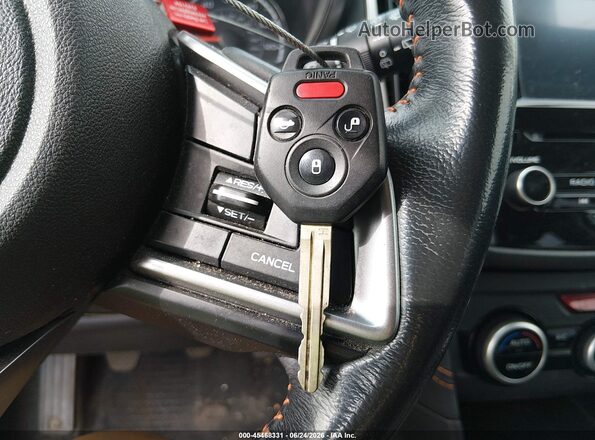 JF2GTACC3M9247193 2021 SUBARU CROSSTREK Silver Dashboard view