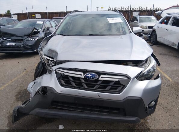 JF2GTACC3M9247193 2021 SUBARU CROSSTREK Silver Instrument cluster view