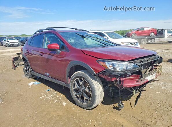 JF2GTACC4K8257492 2019 SUBARU CROSSTREK Burgundy 