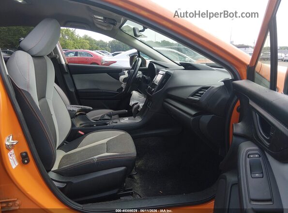 JF2GTACC4KH282344 2019 SUBARU CROSSTREK Orange Widok wnętrza z przodu