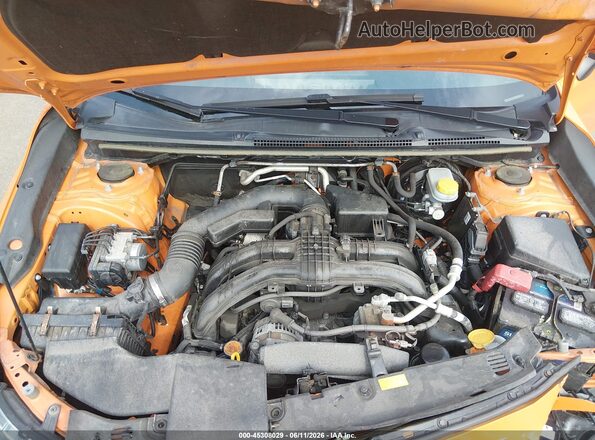 JF2GTACC4KH282344 2019 SUBARU CROSSTREK Orange Widok z tyłu