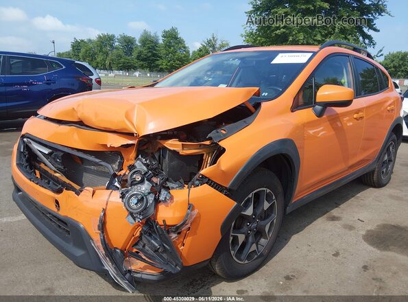 JF2GTACC4KH282344 2019 SUBARU CROSSTREK Orange Widok z przodu