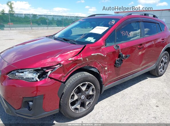 JF2GTACC5JH237248 2018 SUBARU CROSSTREK Red Դիմացի տեսք