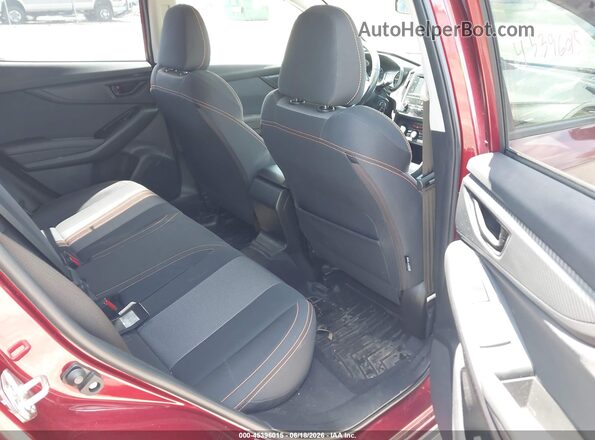 JF2GTACC5JH237248 2018 SUBARU CROSSTREK Red VIN կոդի պիտակի տեսք