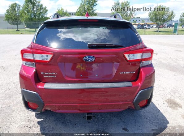 JF2GTACC5JH237248 2018 SUBARU CROSSTREK Red 