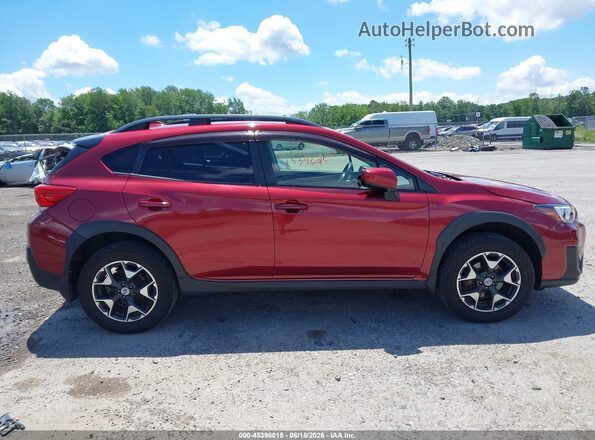 JF2GTACC5JH237248 2018 SUBARU CROSSTREK Red Սալոնի հետևի տեսք