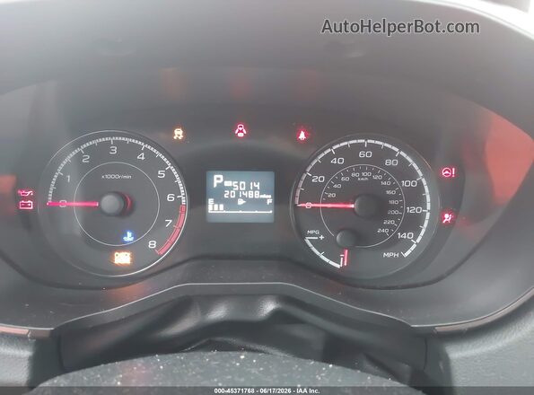 JF2GTACC5JH243907 2018 SUBARU CROSSTREK Оранжевый Вид задних сидений