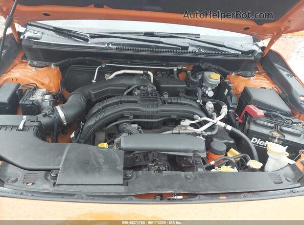 JF2GTACC5JH243907 2018 SUBARU CROSSTREK Оранжевый Вид сзади