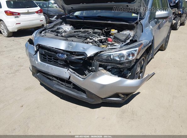 JF2GTACC5KH315013 2019 SUBARU CROSSTREK Silver Widok z przodu