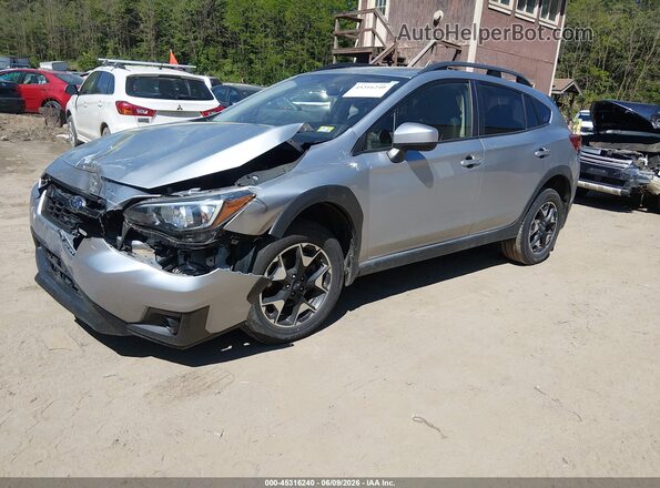 JF2GTACC5KH315013 2019 SUBARU CROSSTREK Silver Przód lewy