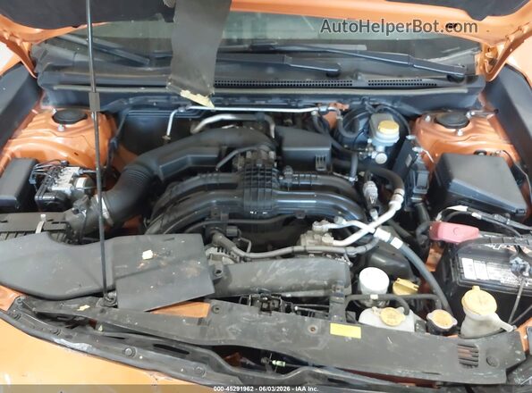 JF2GTACC6JH217431 2018 SUBARU CROSSTREK Оранжевый Вид сзади