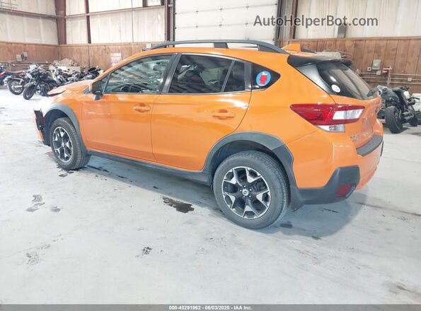 JF2GTACC6JH217431 2018 SUBARU CROSSTREK Оранжевый Задняя левая четверть