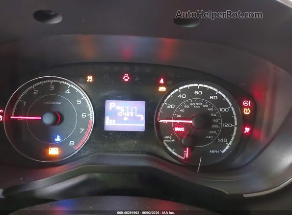 JF2GTACC6JH217431 2018 SUBARU CROSSTREK Оранжевый Вид задних сидений