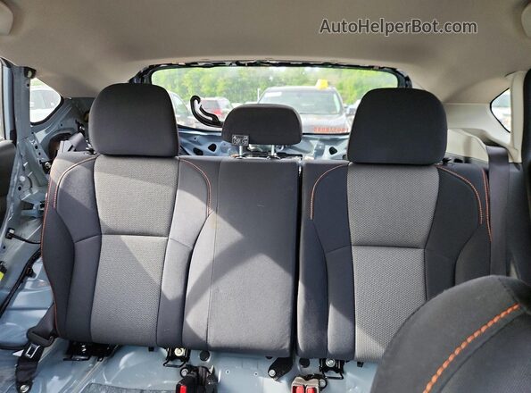 JF2GTACC6K8383868 2019 SUBARU CROSSTREK Blue უკანა სავარძლების ხედი
