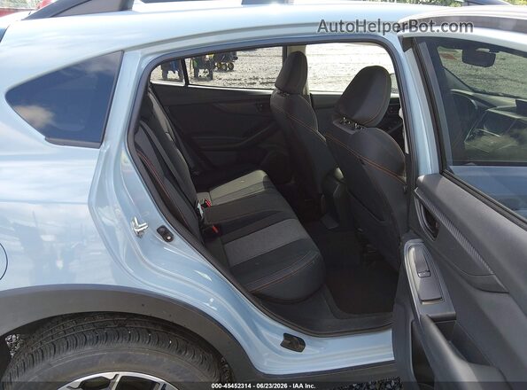 JF2GTACC7K8291121 2019 SUBARU CROSSTREK Light Blue Widok naklejki z numerem VIN