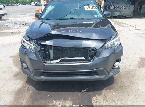 JF2GTACC7K8390215 2019 SUBARU CROSSTREK Black Front view