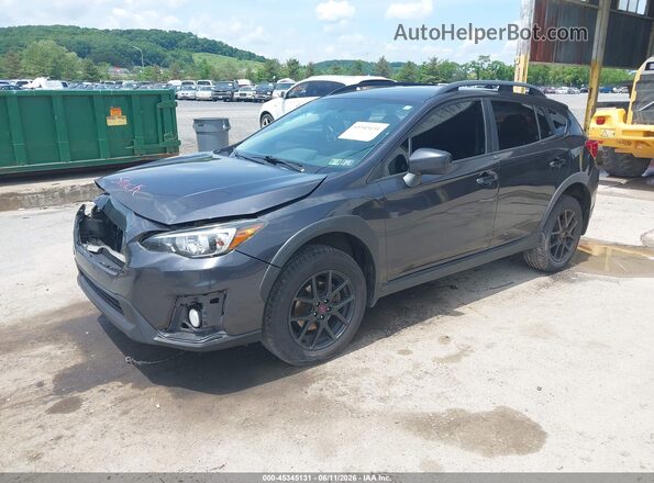 JF2GTACC7K8390215 2019 SUBARU CROSSTREK Black Front left
