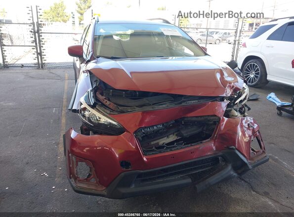 JF2GTACCXK8308610 2019 SUBARU CROSSTREK Red Widok zestawu wskaźników