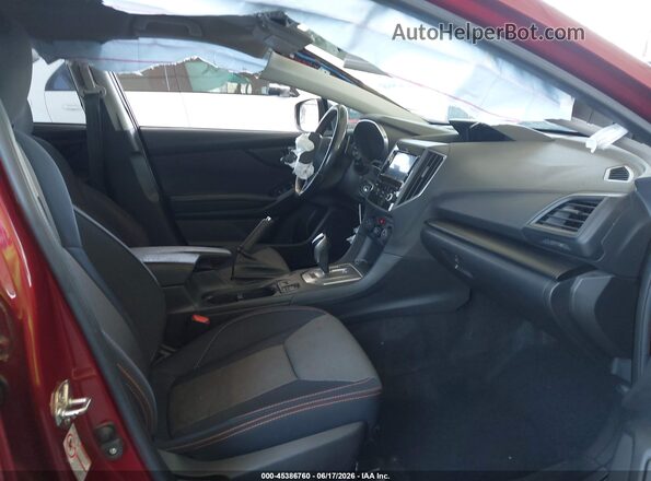 JF2GTACCXK8308610 2019 SUBARU CROSSTREK Red Widok wnętrza z przodu