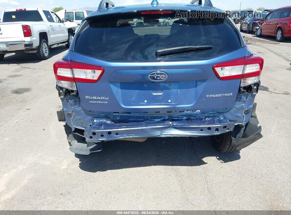 JF2GTACCXKH325701 2019 SUBARU CROSSTREK Blue Вид спереду