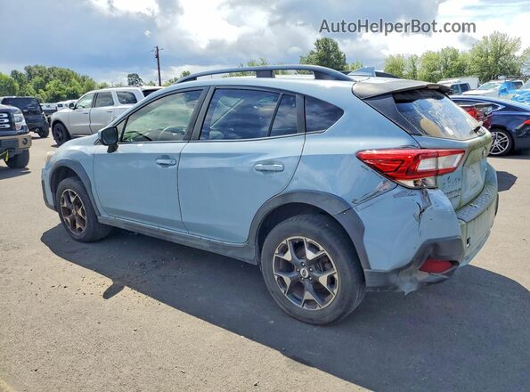 JF2GTADC0JH290759 2018 SUBARU CROSSTREK Синий Задняя левая четверть