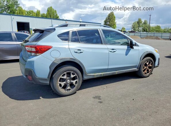 JF2GTADC0JH290759 2018 SUBARU CROSSTREK Синий Задняя правая четверть