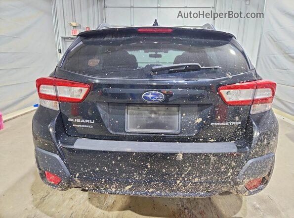 JF2GTADC0JH316065 2018 SUBARU CROSSTREK Black Rear view