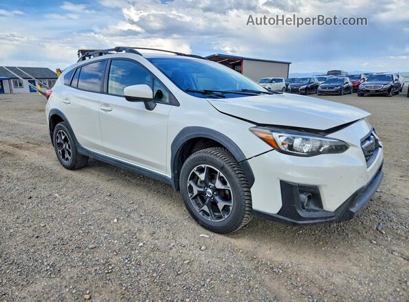 JF2GTADC1JH240534 2018 SUBARU CROSSTREK White Przód prawy