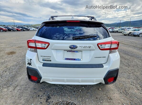 JF2GTADC1JH240534 2018 SUBARU CROSSTREK White Widok z tyłu