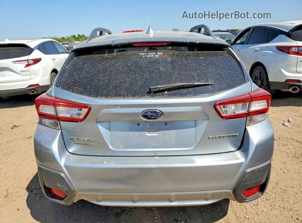 JF2GTADC1JH324482 2018 SUBARU CROSSTREK Серебряный Вид сзади