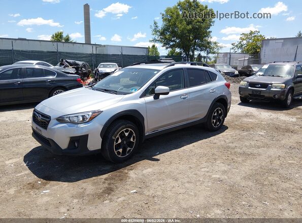 JF2GTADC1KH259229 2019 SUBARU CROSSTREK Серебряный Передняя левая четверть