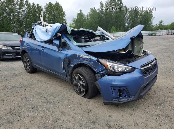 JF2GTADC2JH303401 2018 SUBARU CROSSTREK Blue Передня права чверть