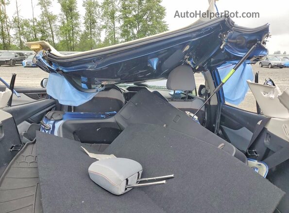 JF2GTADC2JH303401 2018 SUBARU CROSSTREK Blue Вид задніх сидінь