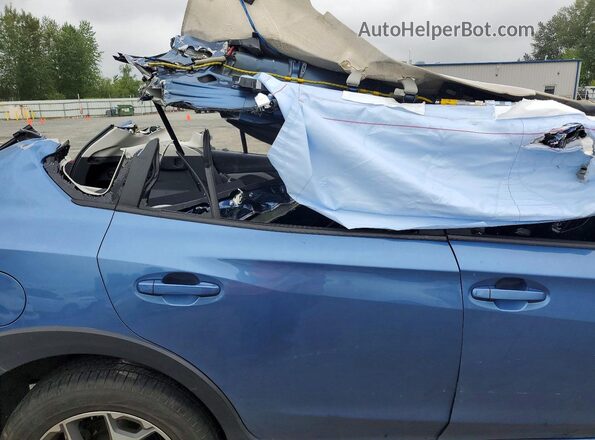 JF2GTADC2JH303401 2018 SUBARU CROSSTREK Blue Вид задньої частини салону