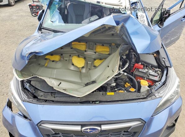JF2GTADC2JH303401 2018 SUBARU CROSSTREK Blue Вид підкапотного простору