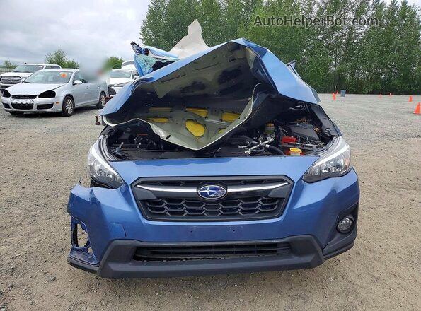 JF2GTADC2JH303401 2018 SUBARU CROSSTREK Blue Вид спереду