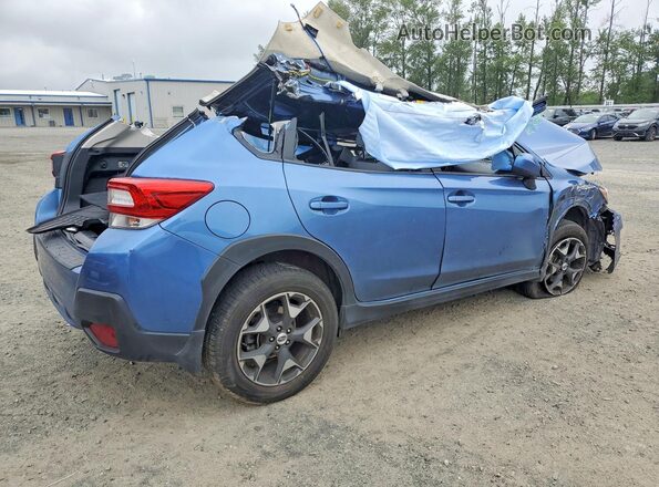 JF2GTADC2JH303401 2018 SUBARU CROSSTREK Blue Задня права чверть