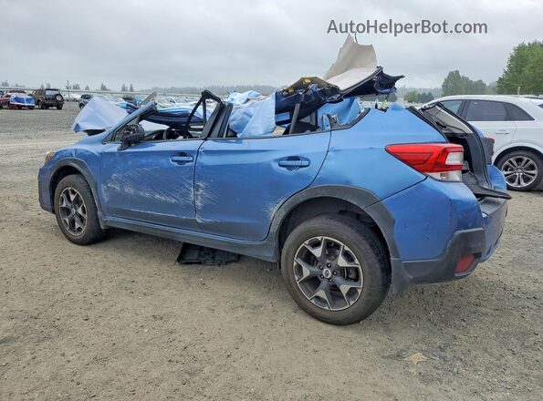 JF2GTADC2JH303401 2018 SUBARU CROSSTREK Blue Задня ліва чверть