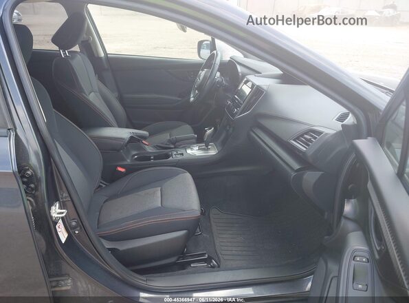 JF2GTADC3JH235853 2018 SUBARU CROSSTREK Gray წინა სალონის ხედი