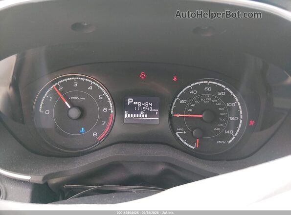 JF2GTADC3K8212476 2019 SUBARU CROSSTREK Silver Vista de los asientos traseros