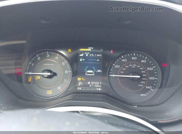 JF2GTADC4J8208869 2018 SUBARU CROSSTREK Синий Вид задних сидений