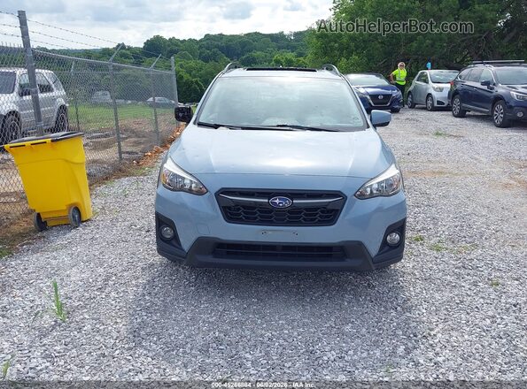 JF2GTADC4J8208869 2018 SUBARU CROSSTREK Синий Вид щитка приборов
