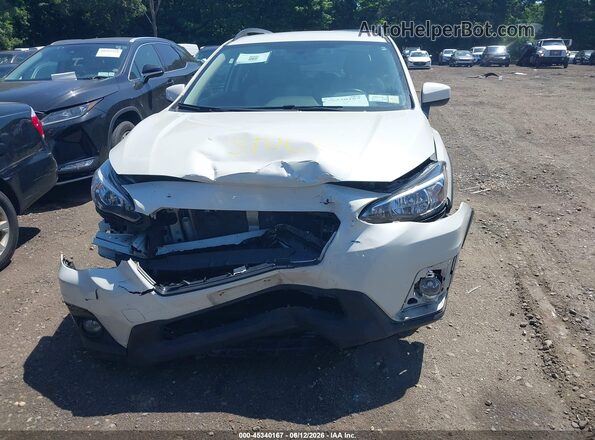 JF2GTADC4J8274161 2018 SUBARU CROSSTREK White Instrument cluster view