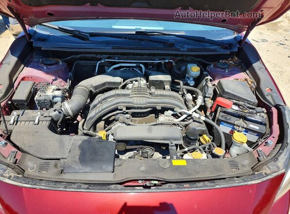 JF2GTADC4JH269168 2018 SUBARU CROSSTREK Red Սալոնի հետևի տեսք